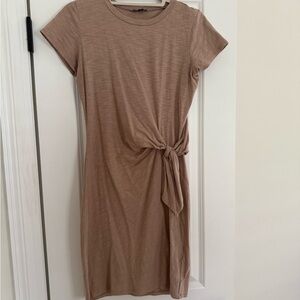 Elegant Tan Knot Dress